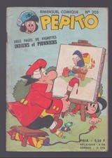 PETIT FORMAT PEPITO N°203 . SAGE . 1963 . LE CAVALIER INCONNU .