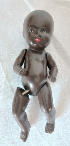Ancienne poupee baigneur noir - ancienne,
