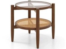 Table basse ronde à deux