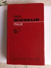 Guide MICHELIN rouge Italie 1968 : Parfait état