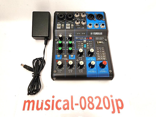 Yamaha mg06x table mixage - mg06x,