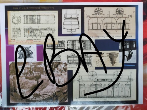 Affiche plastifiée sncf - plastifiée,