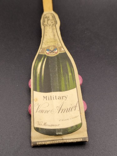Ancien eventail publicitaire - ancien,