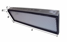 Filtre de cabine 3614022M91 adaptable MASSEY FERGUSON