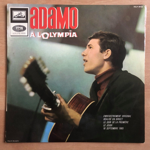 Disque 33t adamo - 33t, live