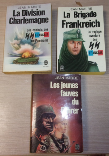 Lot livres sur waffen - de, ss