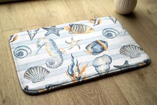 Tapis de Bain Ciel Doux Douche Tapis Antidérapant 75x45 cm - Animaux marins