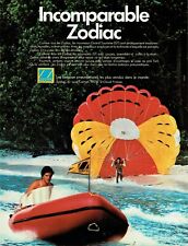 Publicité Advertising 059 1979  bateau pneumatique Zodiac GT