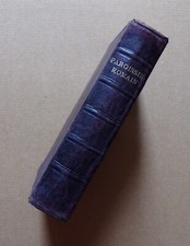 § paroissien romain  - Sté St Jean l'Evangéliste Desclée Lefebvre Tournay  1906