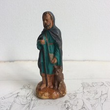 Santon Devineau Anciens Berger et son chien Haut 9 cm Crèche Noel