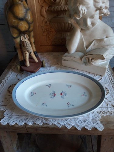 Ancien petit plat ovale - 1,