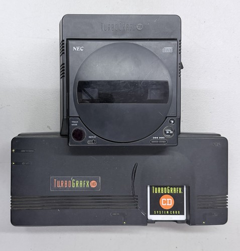 Tg16 turbografx dual - 16, cd