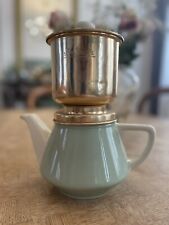 Cafetière salam Villeroy et Boch - vert mint- Vintage 1950