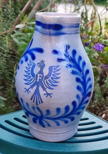 Ancien pichet grès bleu 2 - en,