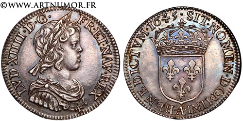 Louis xiv quart écu - -, la