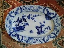 GRAND PLAT FAIENCE CREIL