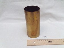 Tube en laiton, Entretoise, fût, cache tubulure  Ø  70 mm, L:  14,5 cm (CY70)