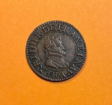 France - HENRI IV LE GRAND Double tournois 1608 Paris Moulin des Étuves