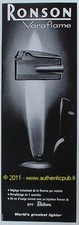 Publicite briquet ronson - publicite,