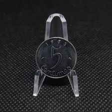 5 centimes de francs France 1963 - Épi, SUP, sous pochette