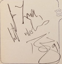David Bowie - Autographe