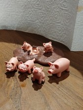  5 figurines Animaux Animal Collection: Animaux de la ferme Atlas FAMILLE COCHON