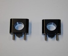 PONTET GUIDON UNIVERSEL 28MM 28 MM CNC ALUMINIUM NOIR