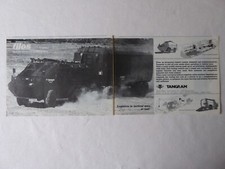 11/1984 PUB TANGRAM TILOS INTEGRATED LOGISTIC SYSTEM VTL 4X4 ORIGINAL AD