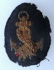 Compagnie Messageries Maritimes MACARON brodé CASQUETTE OFFICIER marine Paquebot