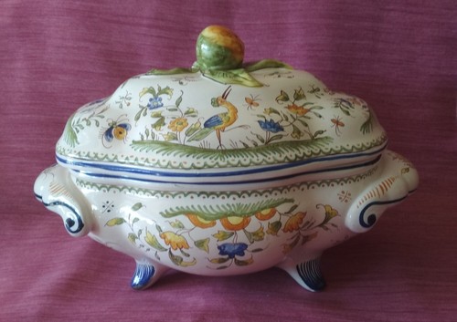 Grande soupiere faience de - en,