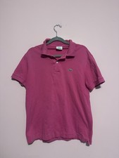 Polo Lacoste rose taille S en