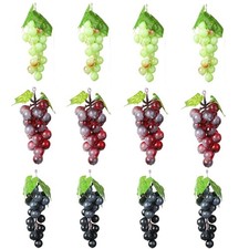 12 Pièces Raisins Grappes