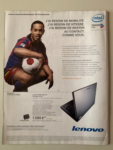 Publicite 2006 lenovo 3000 - -,