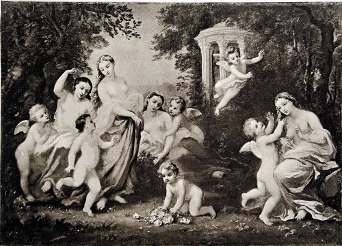 Temple amour putti et - temple, l'amour: