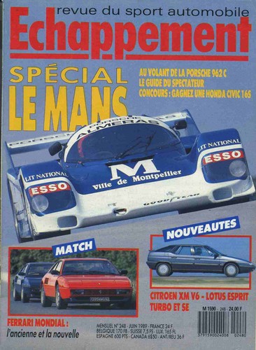 Echappement 248 1989 - echappement, n°248