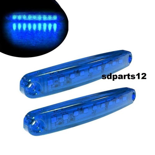 24v feux gabarit bleu - 2x,