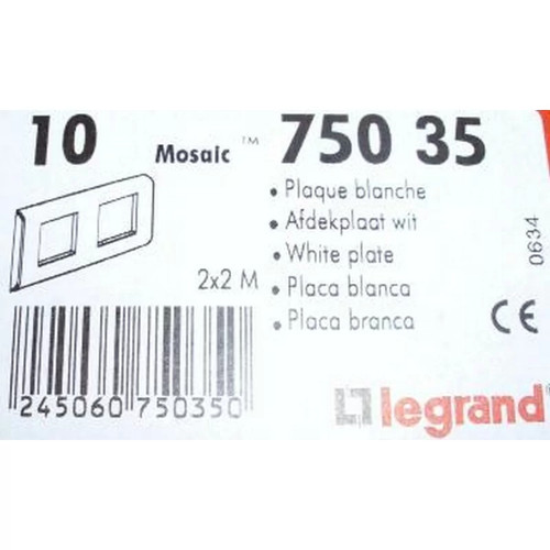 Legrand 075035 plaque - legrand, ancien
