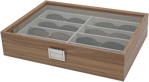 Boîte lunettes bois - boîte, à