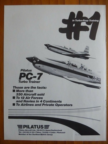 1983 pub pilatus 7 turbo - pilatus,