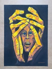 OSWALDO GUAYASAMIN Dessin sur