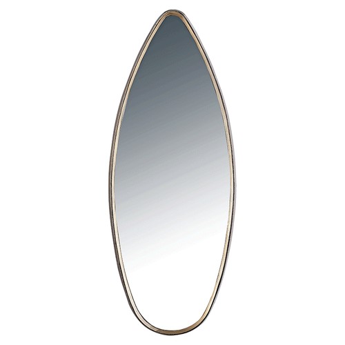 Miroir ovale aluminium - en,