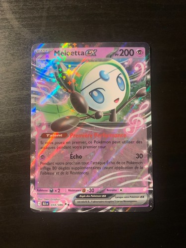 Carte pokémon meloetta - pokémon, ex