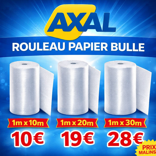 Rouleau papier bulle axal - papier,