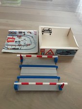 Lego 1 x railroad crossing gate / passage a niveau avec boite et notice