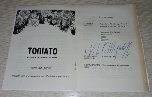 Programme concert avec - programme,
