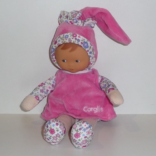 Doudou poupée corolle - poupée,