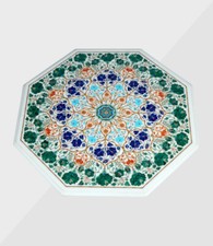 36" Marble Table Handmade Semi