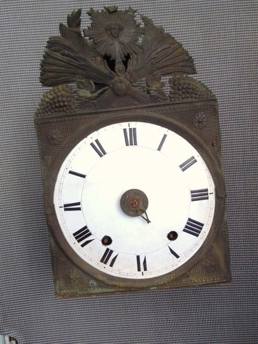 Horloge comtoise pendule deux