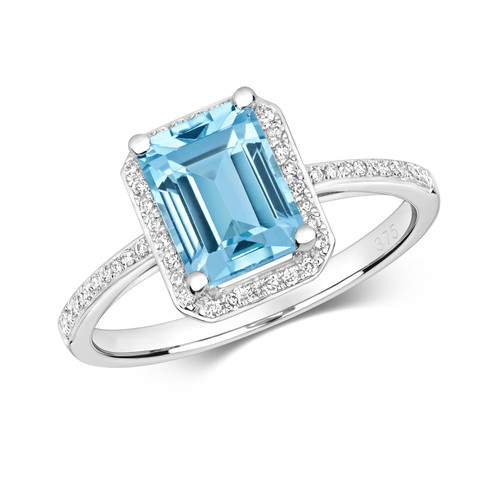 Bague femme pavage blanc 9 - femme,