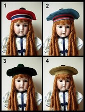 Chapeau béret poupée Jumeau